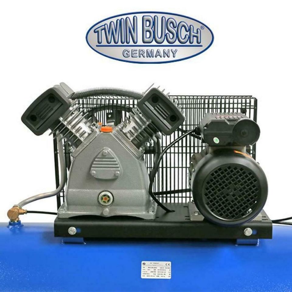 Twin Busch ® Druckluftkompressor liegend 200 L - TWK-200L in Bensheim