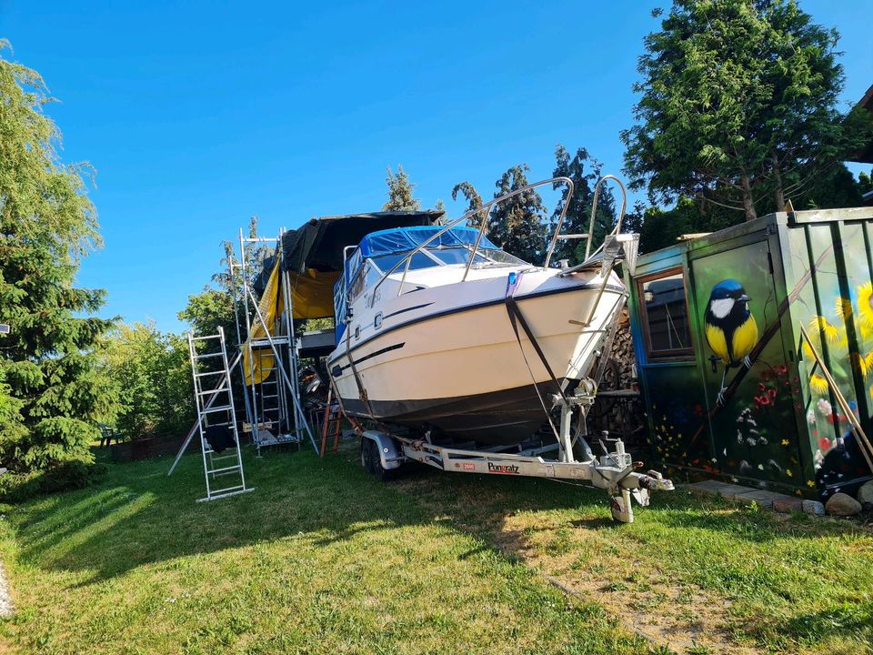 Motoryacht Falkon22 auch Tausch gegen Wohnmobil in Naunhof