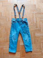 H&M Jeans mit Hosenträger verstellbar Gr. 86 Bayern - Ansbach Vorschau