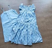 Kleid Fa Next Gr 36 S 8 Lochmuster blau Sachsen-Anhalt - Stendal Vorschau