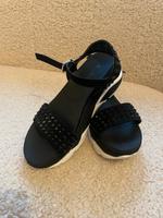 ALDO Plateau Sandalen Strass/ Glitzer schwarz Gr.38 Schleswig-Holstein - Norderstedt Vorschau