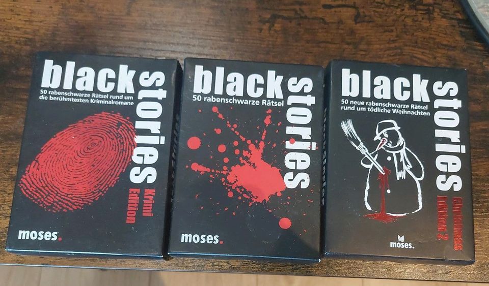 Black Stories 3 Stück 12€ in Trent