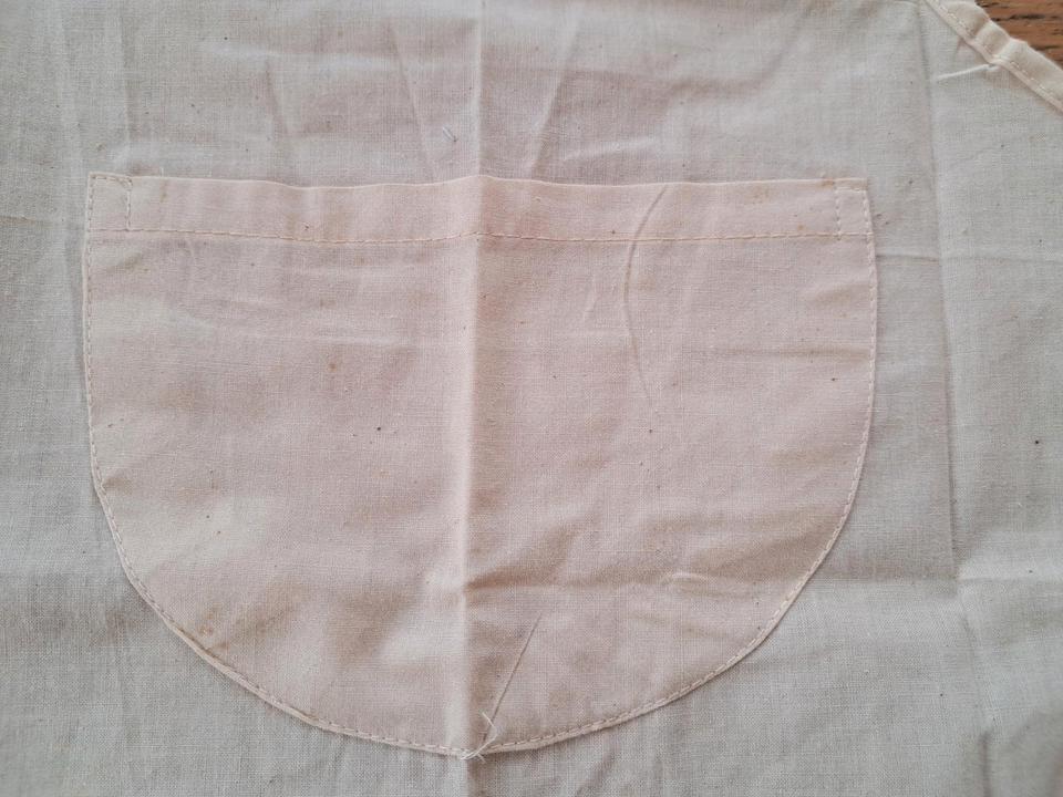 Kinderschürze Natur ungebleicht zum Bemalen, Länge ca. 58 cm in Rohrenfels