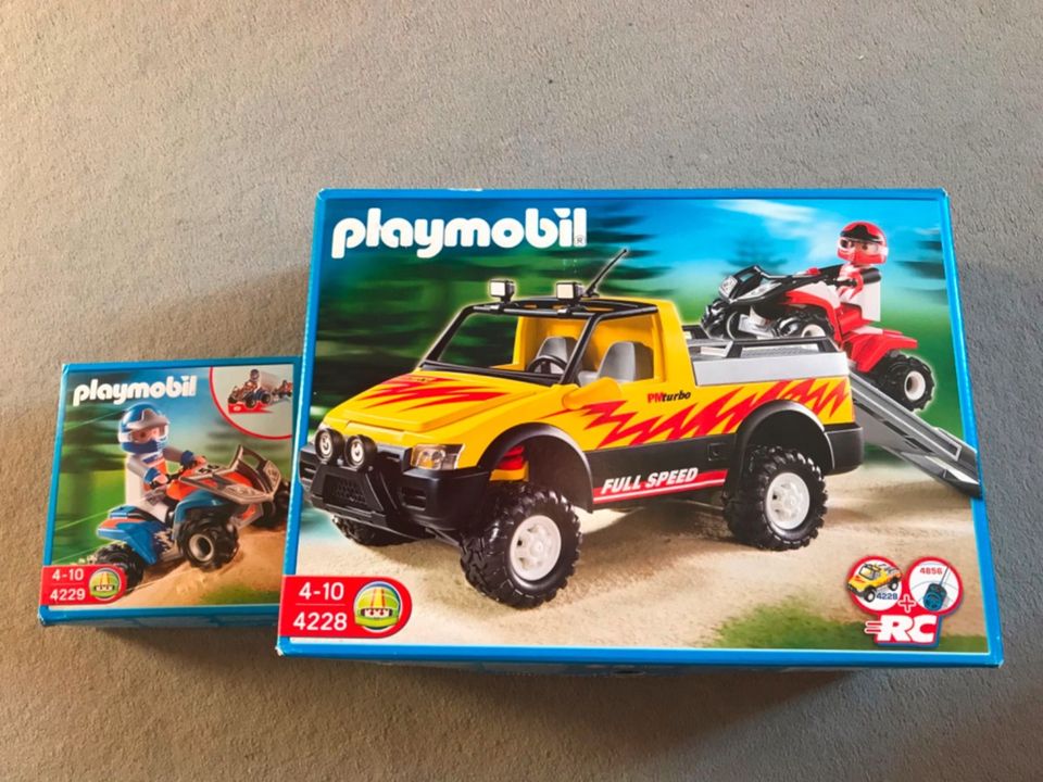 Playmobil Pick up mit 2 Racing Quads (4228+4229) in Hude (Oldenburg)