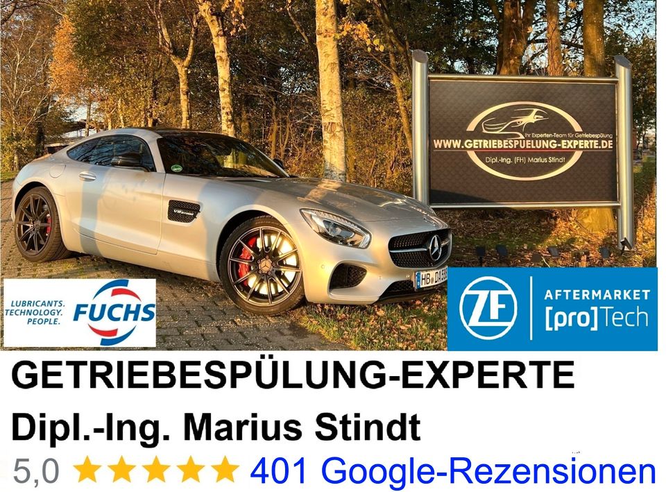 ZF [pro]Tech start Partner und Marktführer,  Spülsystem ohne schädlichen Reiniger !! Getriebespülung BMW Mercedes F10 F11 F30 F31 E60 E61 E70 W211 W212 W213 DSG CVT Audi Ford Opel Wandler 22 Getriebe in Frankenthal (Pfalz)