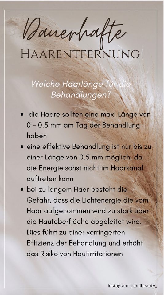 Dauerhafte Haarentfernung Alexandritlaser Diodenlaser in Dortmund