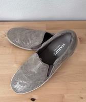 Maripe Damen Loafer Leder Schuh Slipper Sneaker beige gold 41 Nordrhein-Westfalen - Lübbecke  Vorschau