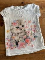 H&M Katzen T-Shirt Gr. 122/128 Nordrhein-Westfalen - Wülfrath Vorschau