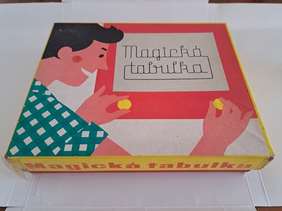 Magische Tafel, Magická tabulka, Gelb, DDR/CSSR von 1968 in OVP in Wismar