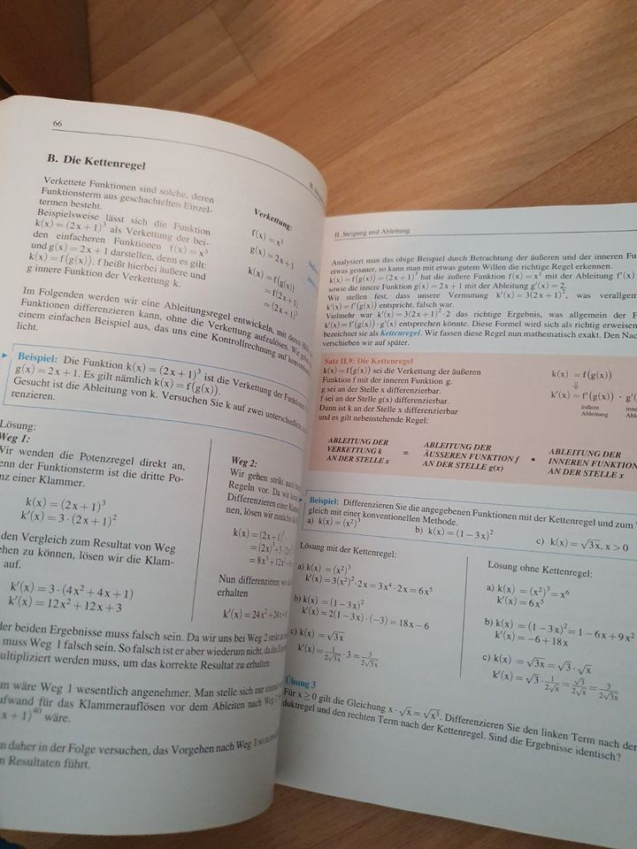 Schulbuch Mathematik Band 1 Sachsen-Anhalt Analysis 2011 in Halle