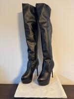 High Heel Stiletto Overknee-Stiefel Gr. 41 schwarz Bayern - Teublitz Vorschau