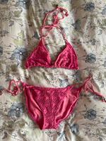 TOPSHOP Bikini pink Häkeloptik 36/38 Berlin - Neukölln Vorschau
