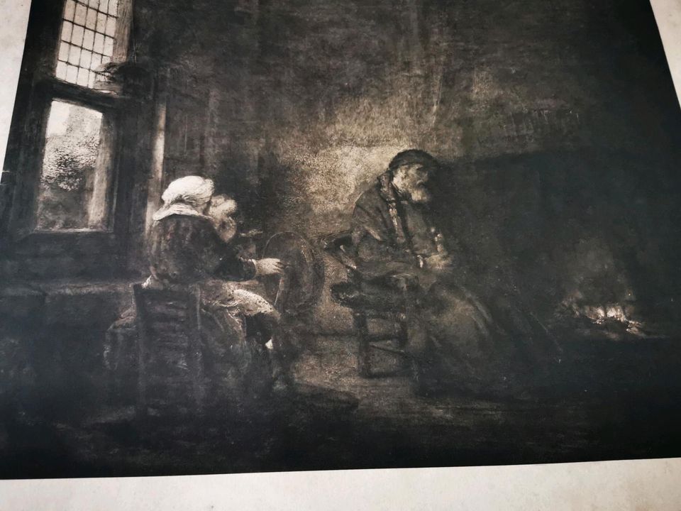 Rembrandt van Rijn Gemälde, Der alte Tobias u. seine Frau Hanna in Hilter am Teutoburger Wald