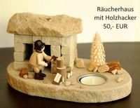 Räucherhäuser aus Sandstein mit Figuren echt Erzgebirge – Wald Sachsen - Kesselsdorf Vorschau