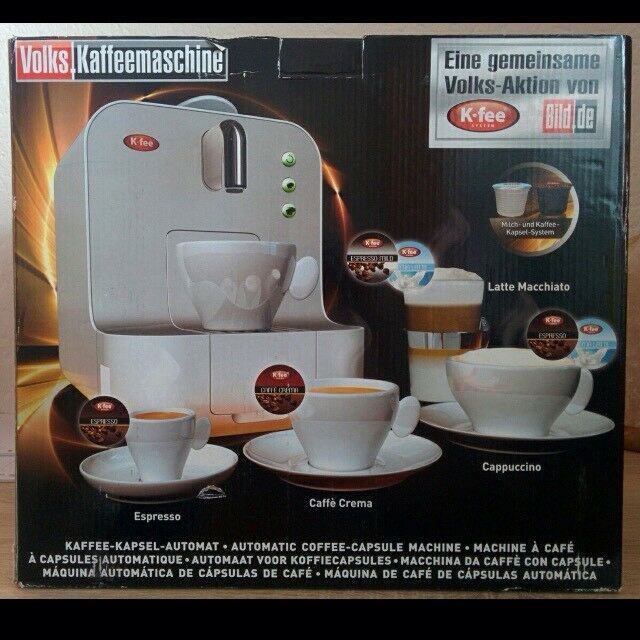 K fee Volkskaffeemaschine Kaffeemaschine Kapselmaschine Bild in Waldkirchen