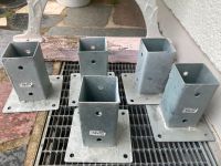 5 Aufschraubhülsen für Pfosten silber 15 x 7,1 cm Rheinland-Pfalz - Hattert Vorschau