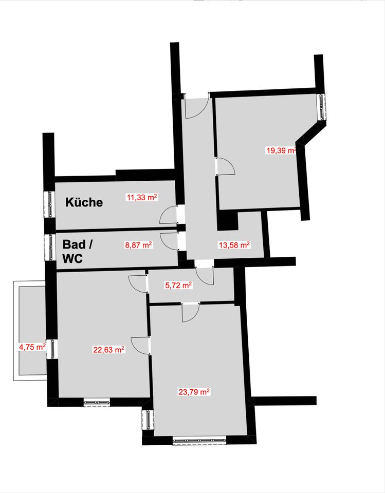 Ein WG Zimmer in 115 qm 3 Zimmerwohnung in Berlin