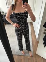New Yorker Jumpsuit schwarz Gr. 34 36 S Blumenmuster weiß Baden-Württemberg - Sachsenheim Vorschau