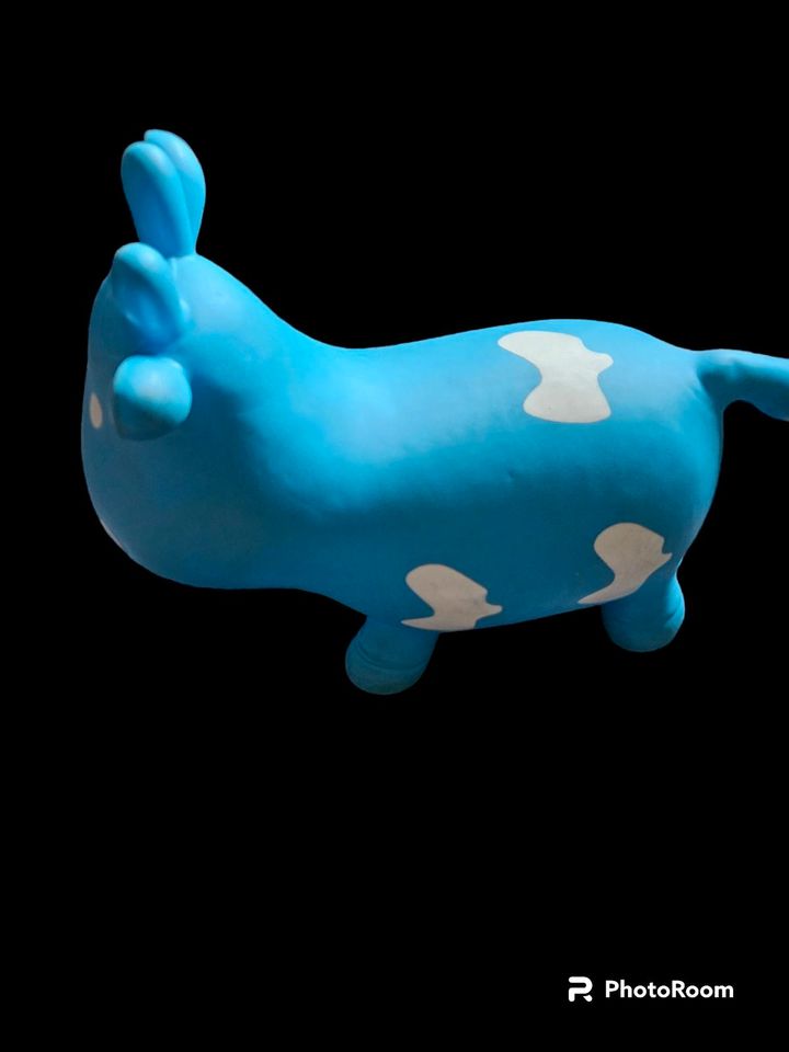 Hüpftier Hippo Nilpferd blau in Zarrendorf