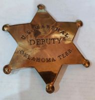 Sheriff Stern U.S. Marshal Deputy Oklahoma Territory Messing Hessen - Groß-Gerau Vorschau