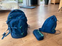 dunkelblauer Satch Schulrucksack, mit viel Zubehör Kr. München - Gräfelfing Vorschau