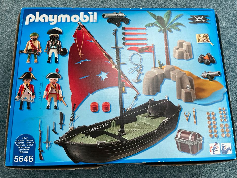 Playmobil 5646 - Pirates - Kampf um den Goldschatz Piratenschiff in Hamburg