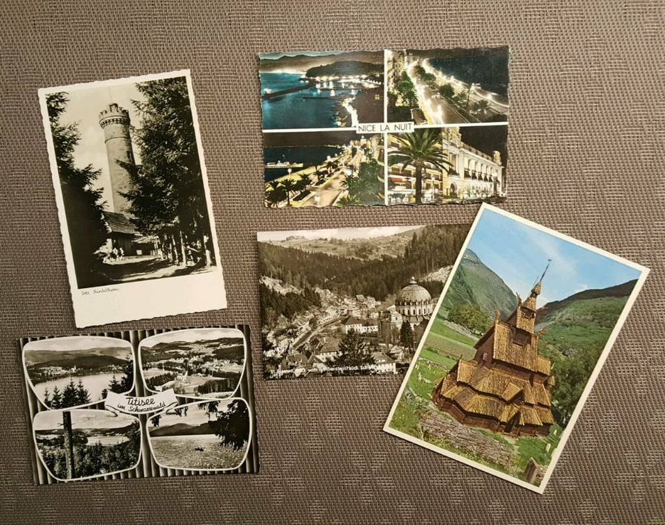 50er Alte Postkarten Ansichtskarten Fotos Monaco Salzburg Hamburg in Wickede (Ruhr)