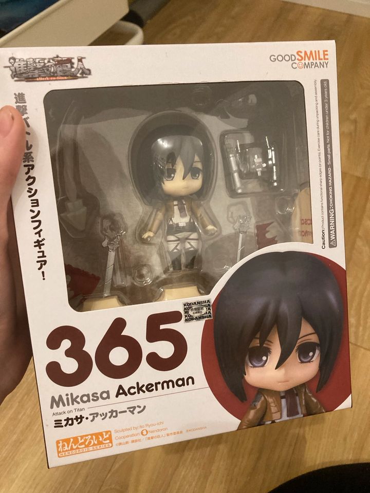 Attack on Titan Mikasa nendoroid in Dortmund