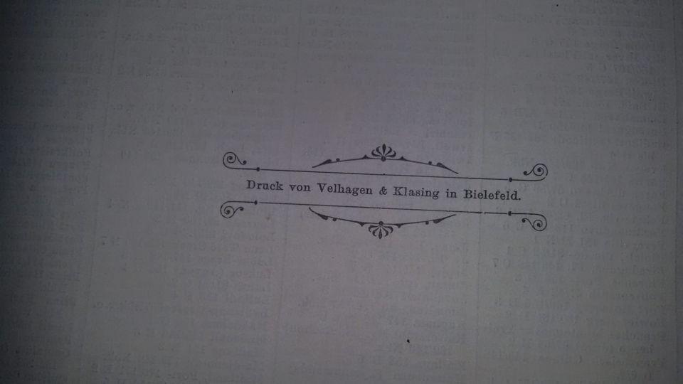 RICHARD ANDREE‘s ALLGEMEINER HANDATLAS von 1900 in Duisburg