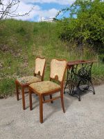 ANTIK ♥️ 6er Satz Stühle mit Sonnengeflecht Sachsen - Klipphausen Vorschau