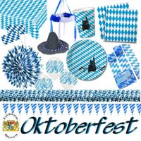 BAYERN / OKTOBERFEST - Alles zur Mottoparty Blau Weiss Deko Party Nordrhein-Westfalen - Löhne Vorschau