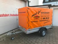 Planenanhänger Anhänger mit Plane mieten leihen 750 kg 251x130 Wandsbek - Hamburg Marienthal Vorschau