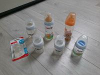 6 Babyflaschen 3x Philips Avent, 1x NUK, 1x Nip, NUK Trinksauger Eimsbüttel - Hamburg Niendorf Vorschau