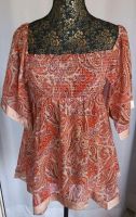 Hallhuber Bluse Tunika satin gerafft Paisleymuster Smock weit Nordrhein-Westfalen - Goch Vorschau