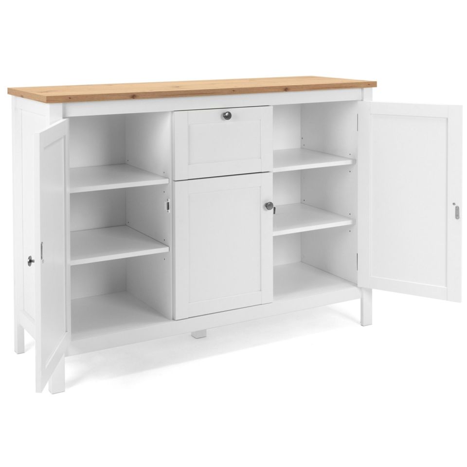 Kommode Sideboard Schrank Highboard Anrichte Weiss NEU 211-Mü in München