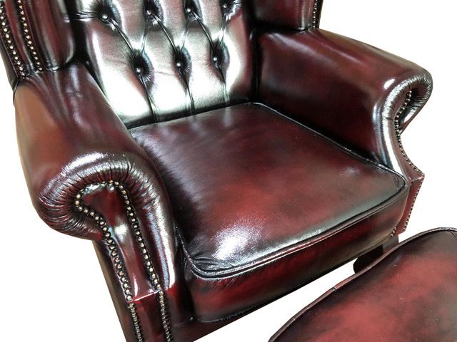 Edler Chesterfield Birmingham Sessel Ohrensessel UVP*2290 rot in Gremmendorf