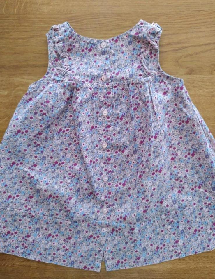 Sommer Kleid Tunika 74 Bolero lila Blümchen weiß Taufe Esprit in Wartenberg