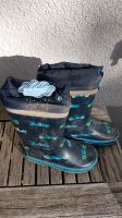 Kinder Gummistiefel Gr. 28/29, Tchibo, blau mit Autos Bayern - Eichenau Vorschau