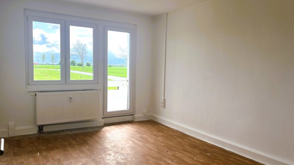 Sanierte 3-Raumwohnung mit Balkon in Löberitz zu vermieten! in Zörbig