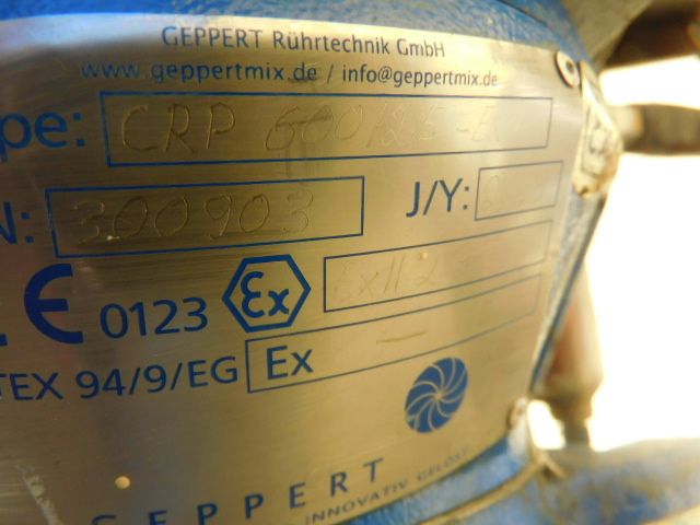Geppert Rührwerk für IBC Container Druckluft EX geschütz BJ 2013 in Presseck