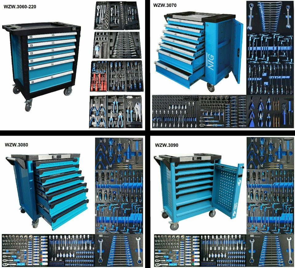 Werkzeugwagen Werkstattwagen Werkzeug - verschiedene Ausführungen in Porta Westfalica