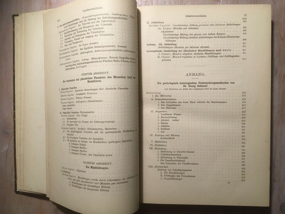 Allgemeine Pathologische Anatomie 1889 Birch-Hirschfeld in Köln