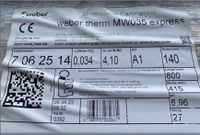 28 Pakete Mineralwolle Weber Therm MW 035 express Niedersachsen - Lüneburg Vorschau