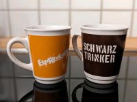 2x Mc Café Tassen Espressionist + Schwarztrinker Bayern - Waldbüttelbrunn Vorschau