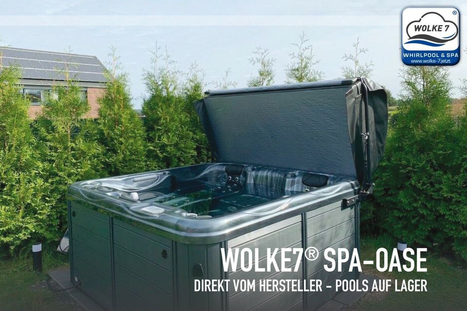 WOLKE7® Premium Outdoor Whirlpool Jacuzzi Spa 4 Personen in Rheine