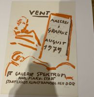 Hans Vent 1979 Plakat/Ausstellungsplakat signiert DDR Sachsen - Chemnitz Vorschau