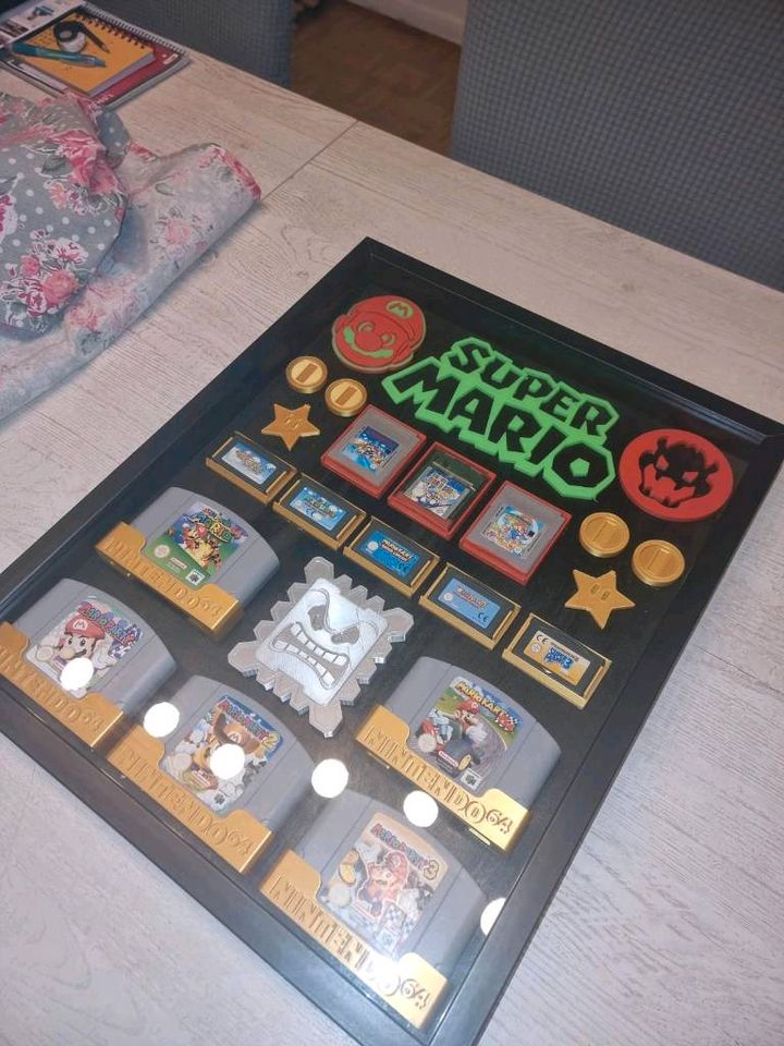 Super Mario Bilderrahmen/GBA/GBC/N64/3D in Waxweiler