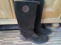 Hilfiger Lederstiefel mit Textilfutter Gr.40 Bayern - Emmering Vorschau