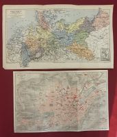 2 ältere Landkarten --> im Tausch gegen 2 Rubbel-Lose Baden-Württemberg - Mengen Vorschau