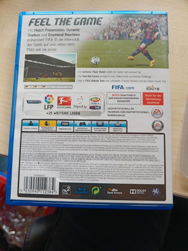 FIFA 15 für PS 4 in Barsbüttel